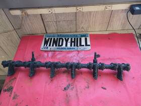307.fd8461 Ford Truck 54-64 223 Rocker Arm Shaft Assy