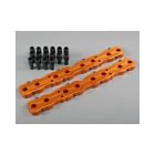 G1100-38 Harland Sharp Rocker Arm Stud Girdle Aluminum Orange Thread Sbc