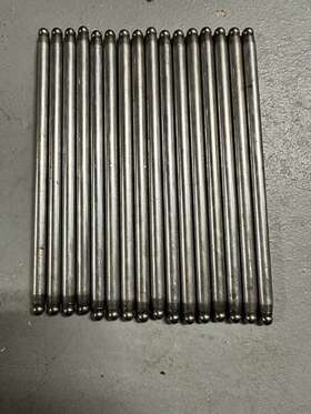 12593344 General Motors Ls7 C6 Z06 Gm Factory Oem Pushrods 7.750 Inch -3/8 Lsx Set Of 16 Used