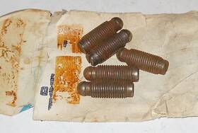 837385 General Motors Nos 1938-62 Chevrolet 1953-55 Corvette 6 Cylinder Rocker Arm Screw Set Of 5