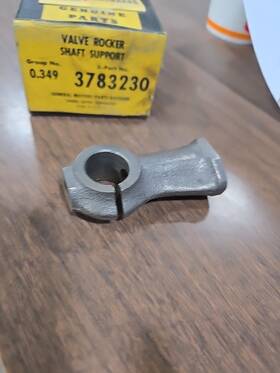 3783230 Gm 53-63 Nos Rocker Arm Support Corvette And 6cyl