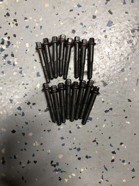 560961 Gm Ls1 Ls2 Ls3 L76 L99 Rocker Arm Bolt Stock Set 16 Pieces