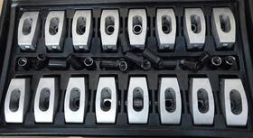 801-16 Harland Sharp Erson Cams Alum Rocker Arms Sb Chevy 1.5 Ratio 7/16 Inch Stud With Nuts