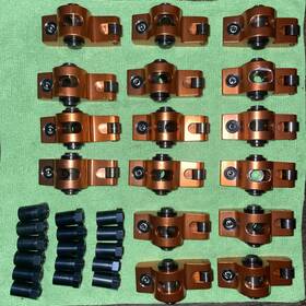 Harland Sharp Csp-s1001 Rocker Arms Aluminum 1.5 Ratio Fits 3/8 Inch Stud Chevy Small Block Set Of 16