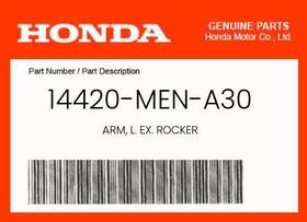 14420-men-a30 Honda Genuine Arm L. Ex. Rocker -