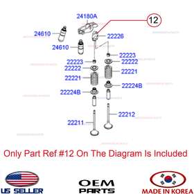 22226-27900 Hyundai Genuine Engine Timing Rocker Arm Oem Kia Diesel