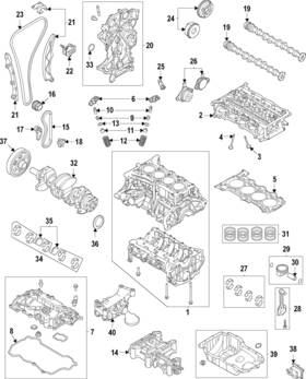 24610-2s002 Hyundai Genuine Engine Camshaft Follower