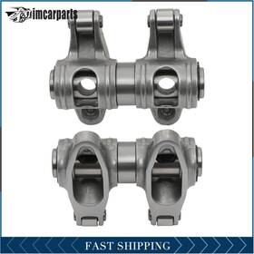 Im16365211car Imcarparts 3/8 Inch Shaft Mount Stainless Steel Rocker Arm Set For Chevy Sbc 350 1.6 Ratio