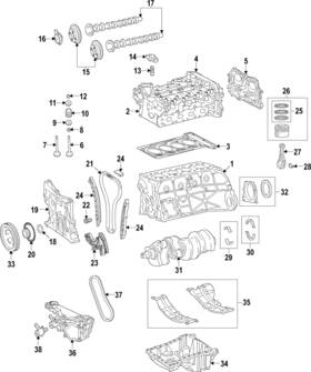 13234-2v70a Infiniti Genuine Valve Lifters
