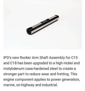 3078322 Ipd Shaft Assembly Rocker Arm