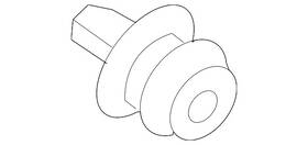C2d5807 Jaguar Genuine Rocker Molding Retainer Clip Trim