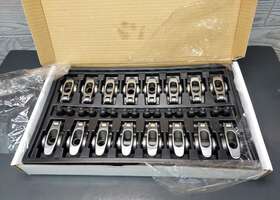 20924 Jegs Chevy Sbc 350 1.6 Ratio 7/16 Inch Stainless Steel Roller Rocker Arms Set