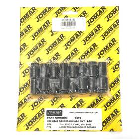1104-1416 Jomar Rocker Arm Stud Girdle Pro-model Clamp-on Gold Aluminum For Sbc