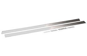 30414 Kentrol For Jeep Cj7 Rocker Guards Pair 76-86 Polished Silver