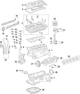 22226-2b301 Kia Genuine Engine Camshaft Follower