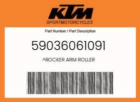59036061091 Ktm Genuine Rocker Arm Roller -