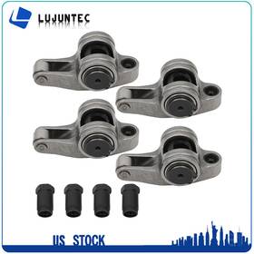 Ap16333le654er Ljt Stainless Steel Roller Rocker Arms For Big Block Chevy Bbc 396 1.7 Ratio 7/16 Inch