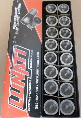 72872-16 Lunati 70872-16 Solid Flat Tappet Lifters Ford Fe 352-428 16 Pc