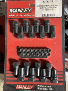 42112-16 Manley 4211216 Rocker Arm Adjustable Nut Poly 7/16 Inch Dia. Stud