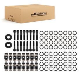 Hn8xrs Maxpeedingrods Engine Rocker Arm Trunion Kit With Big Clips For Chevy 4.8l 5.3l 5.7l 6.0l 2001