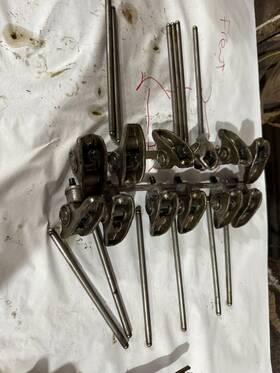 Atp-12555580-12 Mercruiser 4.3l Roller Rocker Arms Push Rods Bridges Lifters And Cylinder Head