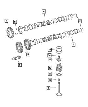 05086157ab Mopar Genuine Camshaft Follower 5086157ab
