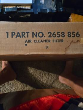 2658856 Mopar Round Air Filter For 1966-1969 B-body With Hemi Original Nos