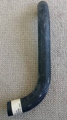 Mopar 3780659 Nos Oem Bh1075 Upper Radiator Hose 74-78 Dodge Truck And B Series