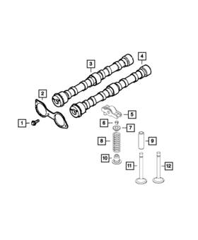 68623674aa Mopar Genuine Valve Rocker Arm
