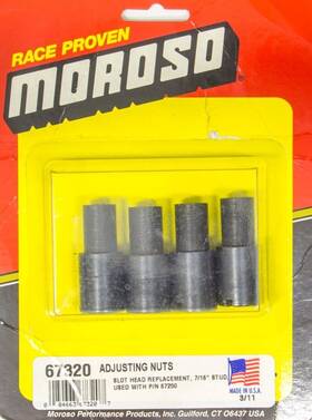 Moroso 084663673207 Fits Stud Girdle Adj. Nuts 7/16in 4-pack By 67320