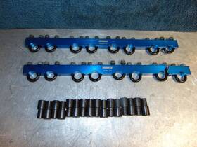 67050-110 Moroso Rocker Arm Stud Girdles Sbc 3/8 Studs Chevy 327 350 400 Damaged