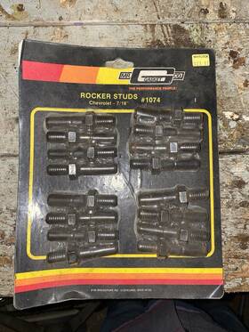 1704 Mr. Gasket 7/16 Rocker Studs #1704 For Small And Big Block Chevrolet
