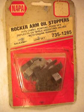 735-1285 Napa Nos Rocker Arm Oil Stoppers Fits Chevy Pontiac Ford V8s Set Of 8