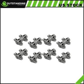 Ou11808539836731parts Outstanding-carparts 1.6 Ratio 3/8 Inch Shaft Mount Roller Rocker Arms For Chevy Sbc 350 Stainless Steel