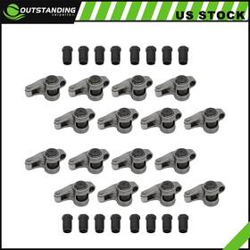 Ou11808540836732parts Outstanding-carparts Stainless Steel Roller Rocker Arms For Chevy Bbc 454 1.7 Ratio 7/16 Inch