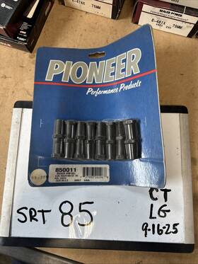 850011 Pioneer Rocker Arm Adjustment Kit Aluminum 3/8 Inch .550 Nos