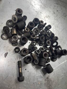 911t Porsche 251750509107 Rocker Arm Hardware Nut Bolt Lot 1972