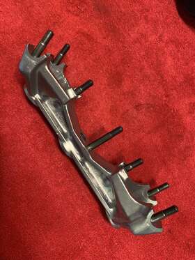 6161050310r Porsche 356b 356c 356sc 912 Rocker Bridge / Tower Stand Base - Aluminum