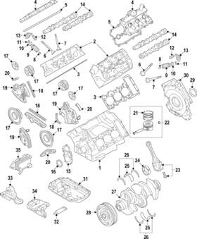 958-105-423-20 Porsche Genuine 2011-2024 - Valve Lifters
