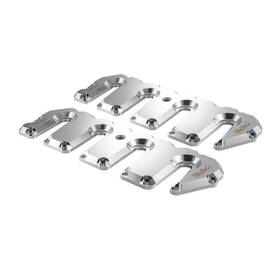 118021455 Ppe Chrome Billet Valve Cover Kit 04 10 Gm Silverado/sierra 2500hd Duramax 6.6l