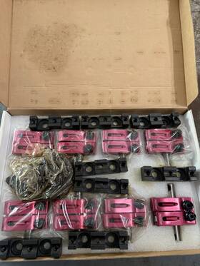 Pc2341 Procomp Ford Chevy 396 427 429 454 460 502 512 Big Block Roller Rocker Arms Pink
