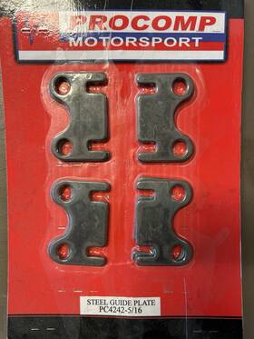 Pc4242 Procomp Chevy Small Block Guide Plates Set Flat 5/16 Pushrod