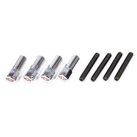 141-909 Proform - Valve Cover Nuts Chrome With Red Bowtie