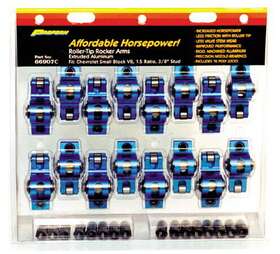 66909c Proform 1.50 Ratio Roller 7/16 In Stud Mount Rocker Arm Sbc 16 Pc P/n