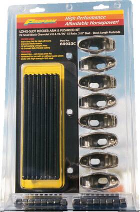66923c Proform For Eng Rocker Arm And Push Rod Kit Long Slot Style 1.5 Ratio 3/8 Stud