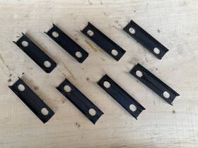 M-6588-a50 Sb International 181-1035 Ford Racing Rocker Arm Channel Set Nice Used Briefly 302 351w