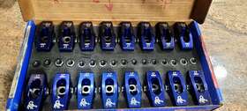 Scp3025bl Scorpion Sbc 1.7 3/8 Roller Rockers Small Block Chevy Shirt Polly Locks V8 V6