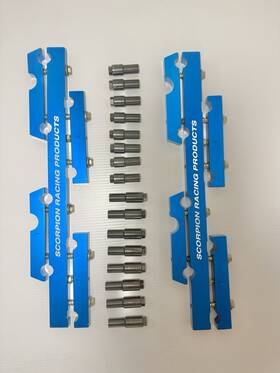 Scp9000 Scorpion Bbc Stud Girdle With Polylocks Big Block Chevrolet
