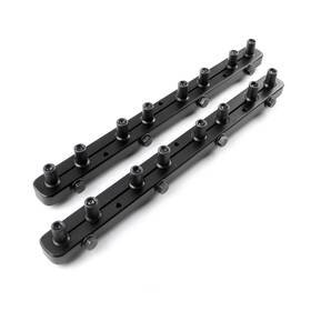Speedmaster Pce259.1009.01 Rocker Stud Girdle With 3/8 Inch Polylock Nuts Blk For Sbf
