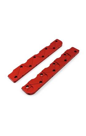 Pce259.1016 Speedmaster Chevy Bbc 454 Rocker Stud Girdle Only - Red
